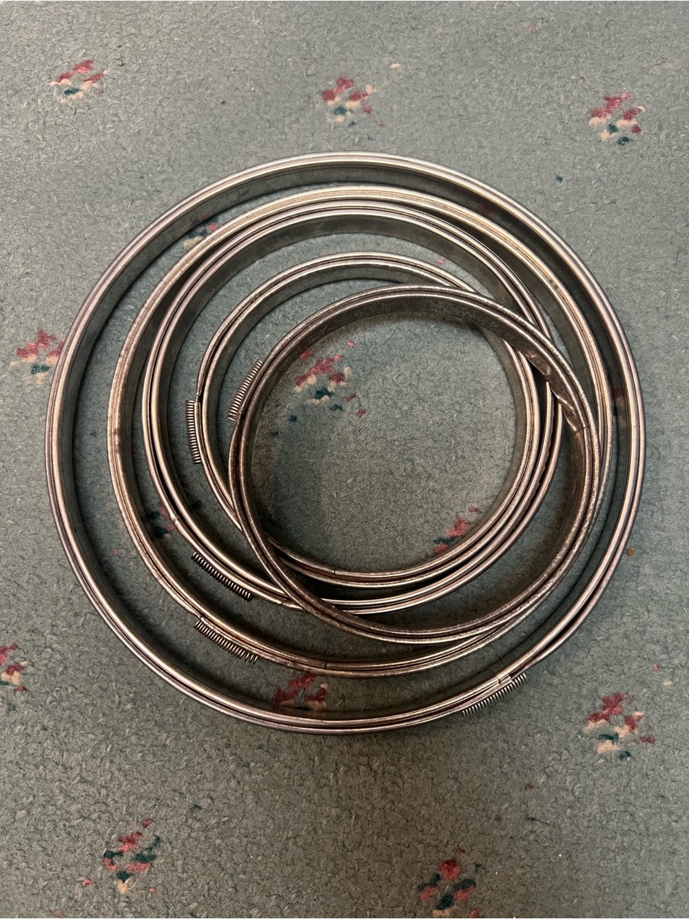 Vintage Metal Embroidery Hoops - Picture 2 of 5